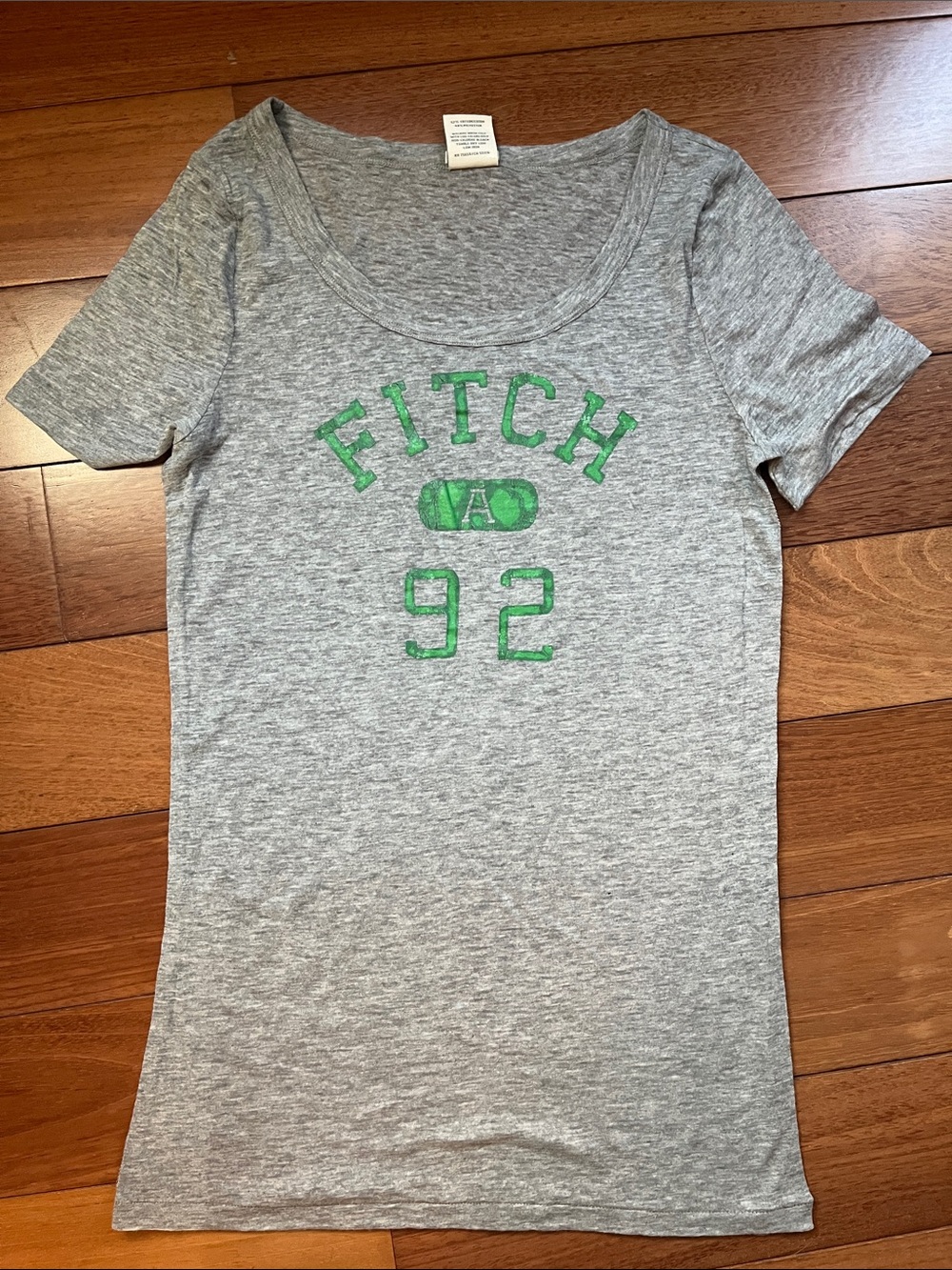 NWOT Y2K Abercrombie Sheer Logo Tee